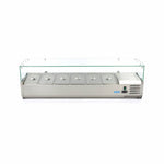 Réfrigérateur de préparation de comptoir - 150 cm - s'adapte à 6 x 1/3 GN – Maxima 09400326