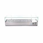 Réfrigérateur de préparation de comptoir - 160 cm - s'adapte à 7 x 1/3 GN – Maxima 09400329