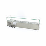 Réfrigérateur de préparation de comptoir - 150 cm - s'adapte à 6 x 1/3 GN – Maxima 09400326