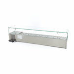 Réfrigérateur de préparation de comptoir - 180 cm - s'adapte à 8 x 1/3 GN – Maxima 09400332