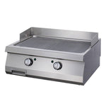 Heavy Duty plaque de gril - rainuré - unité double- profondeur 70 cm - électrique – Maxima 09395054