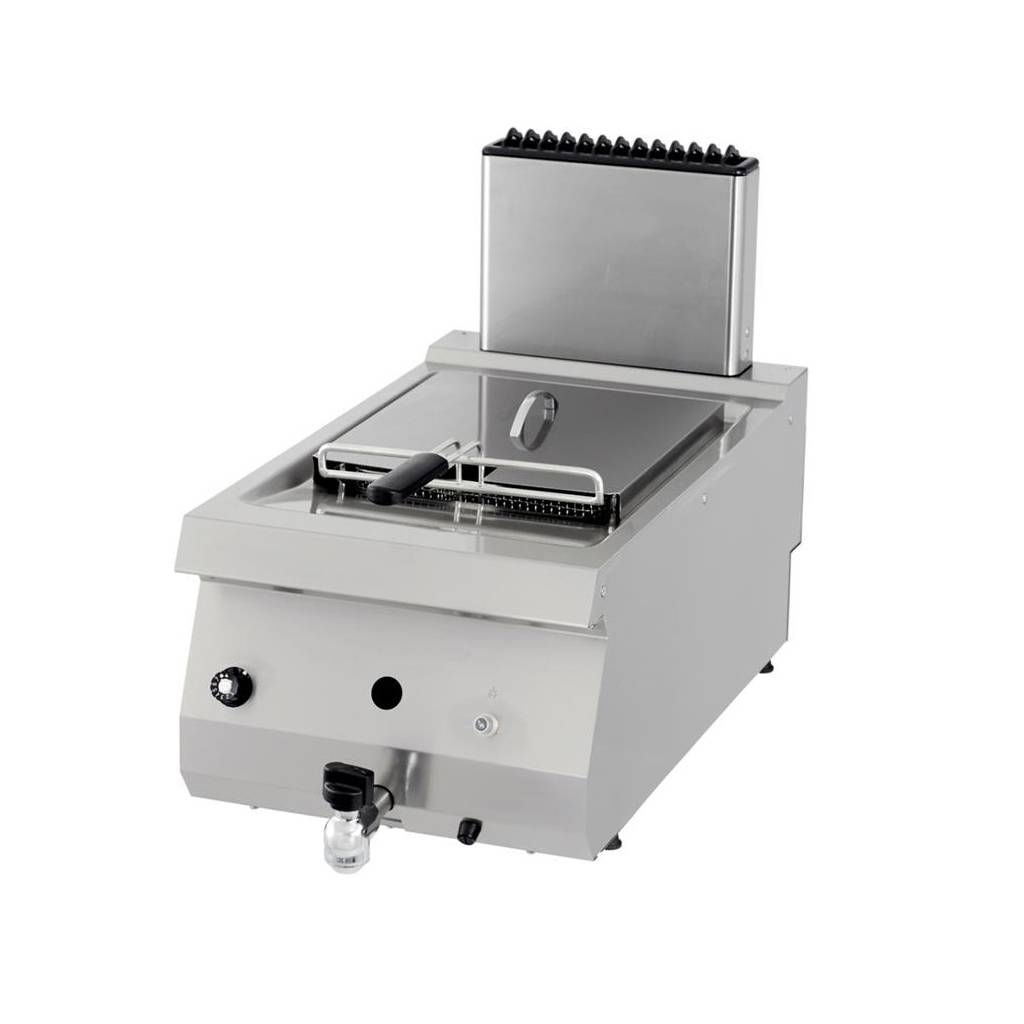 Heavy Duty friteuse - 1 x 12 L - unité simple - profondeur 70 cm - avec robinet de vidange - gaz – Maxima 09395002