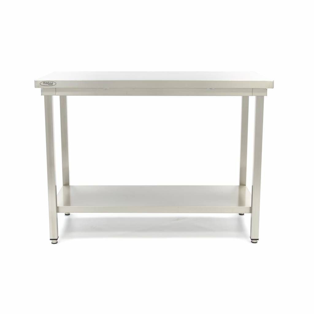 Table en acier inoxydable - 160 x 70 cm - hauteur réglable – Maxima 09364015
