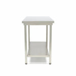 Table en acier inoxydable - 160 x 70 cm - hauteur réglable – Maxima 09364015
