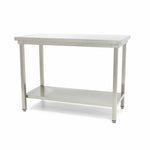 Table en acier inoxydable - 80 x 70 cm - hauteur réglable – Maxima 09364003