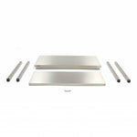 Table en acier inoxydable - 100 x 70 cm - hauteur réglable – Maxima 09364006