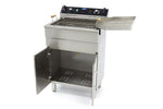 Friteuse - 30 L - 1 panier - avec robinet de vidange et support – Maxima 09365232