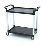 Chariot de service - 2 étagères en plastique - 103 x 50,5 cm – Maxima 09507004