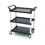 Chariot de service - 3 étagères en plastique - 86,5 x 42,5 cm – Maxima 09507001