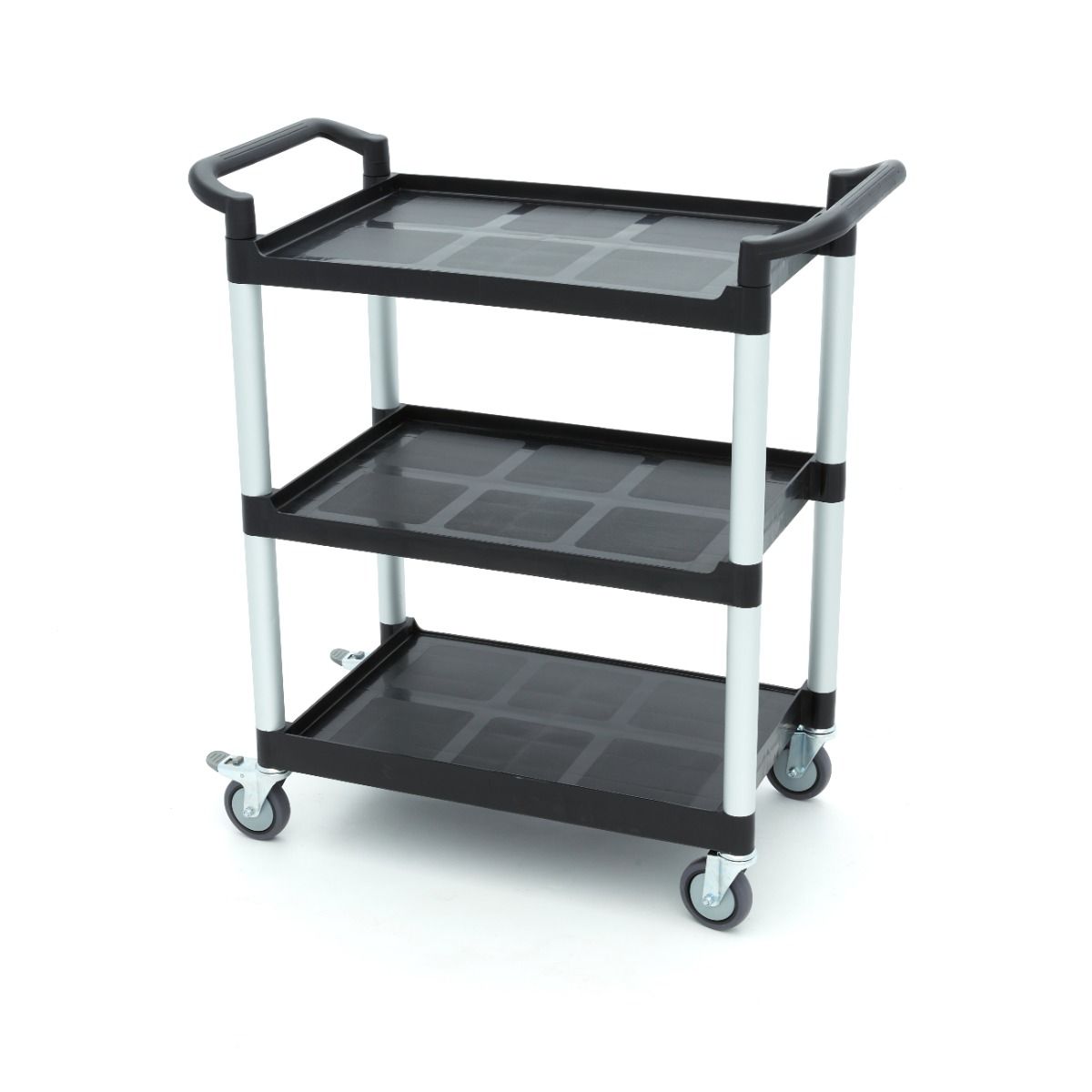 Chariot de service - 3 étagères en plastique - 86,5 x 42,5 cm – Maxima 09507001