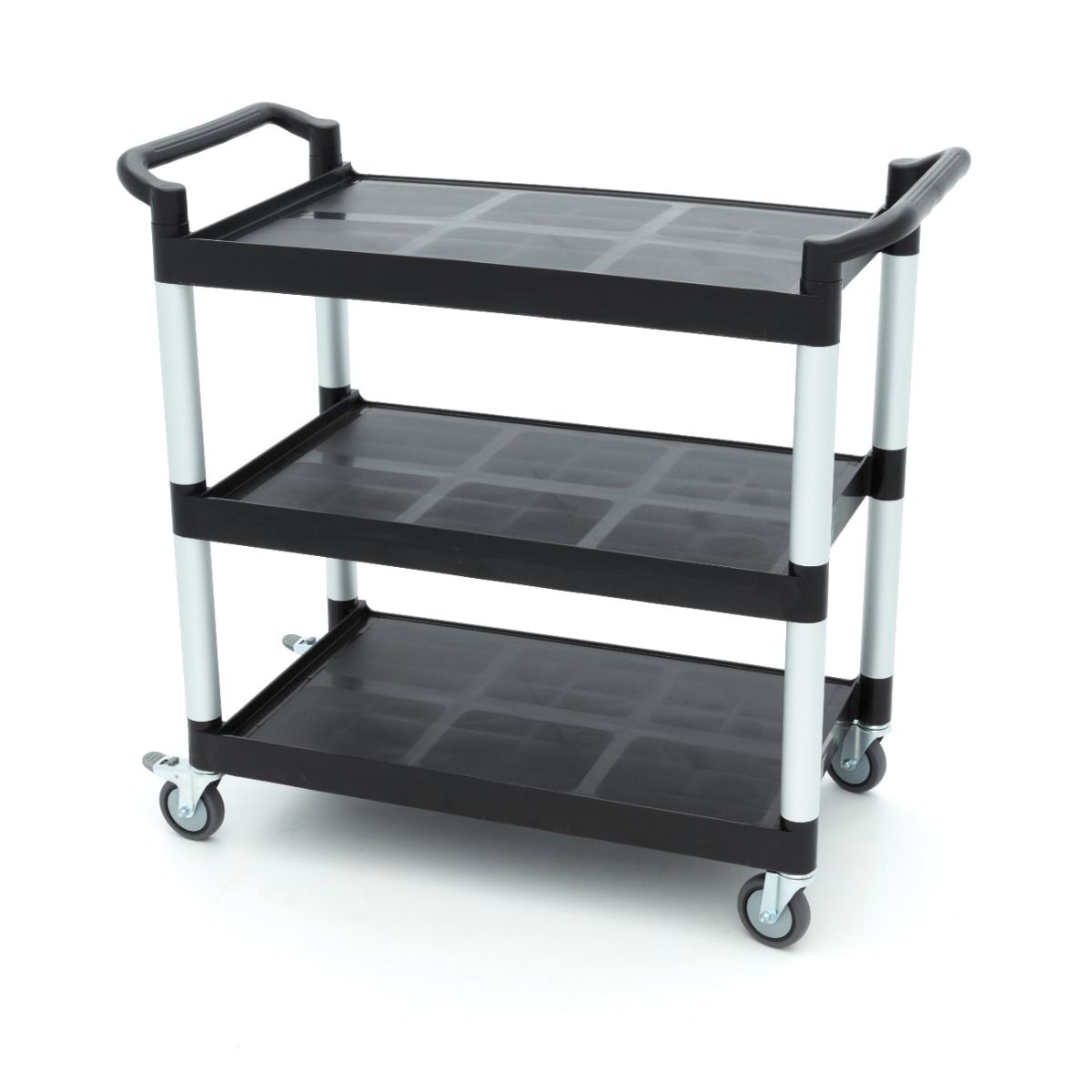 Chariot de service - 3 étagères en plastique - 103 x 50,5 cm – Maxima 09507002