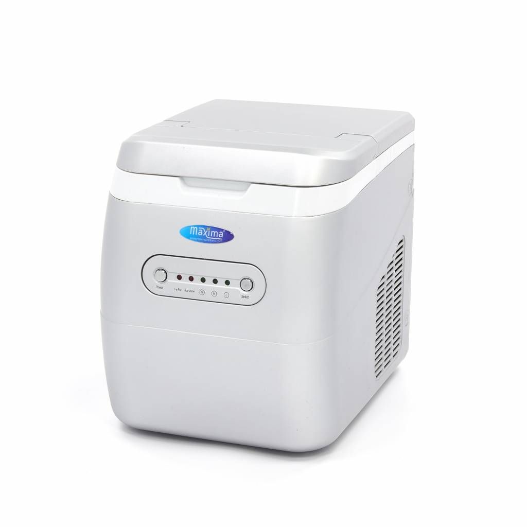 Machine à glaçons - 15 kg/jour - glaçons creux - refroidissement par air – Maxima 09300121