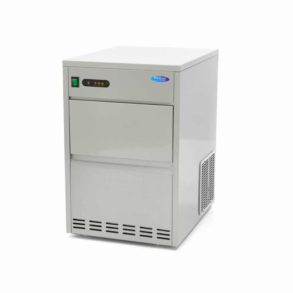 Machine à glaçons - 45 kg/jour - glaçons creux - refroidissement par air – Maxima 09300129