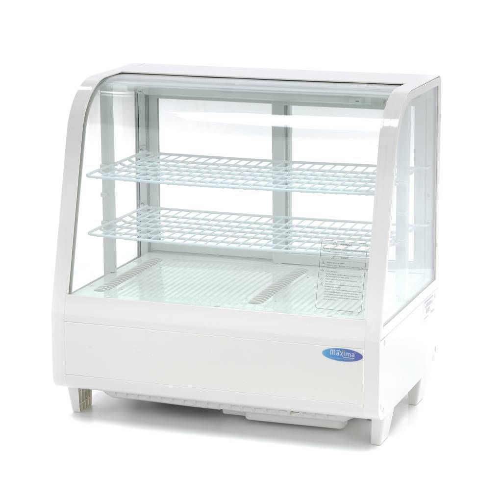 Vitrine à gâteaux - 100 L - 68 cm - blanc – Maxima 09400836