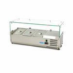 Réfrigérateur de préparation de comptoir - 95 cm - s'adapte à 3 x 1/3 GN – Maxima 09400317