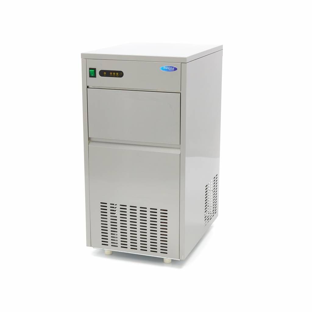Machine à glaçons - 60 kg/jour - glaçons creux - refroidissement par air – Maxima 09300131