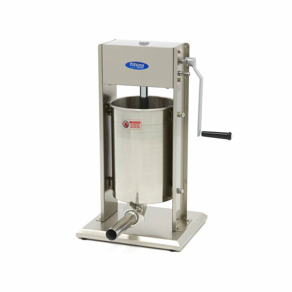 Poussoir à saucisses - 12 L - verticale -incl 4 tubes de remplissage – Maxima 09300464