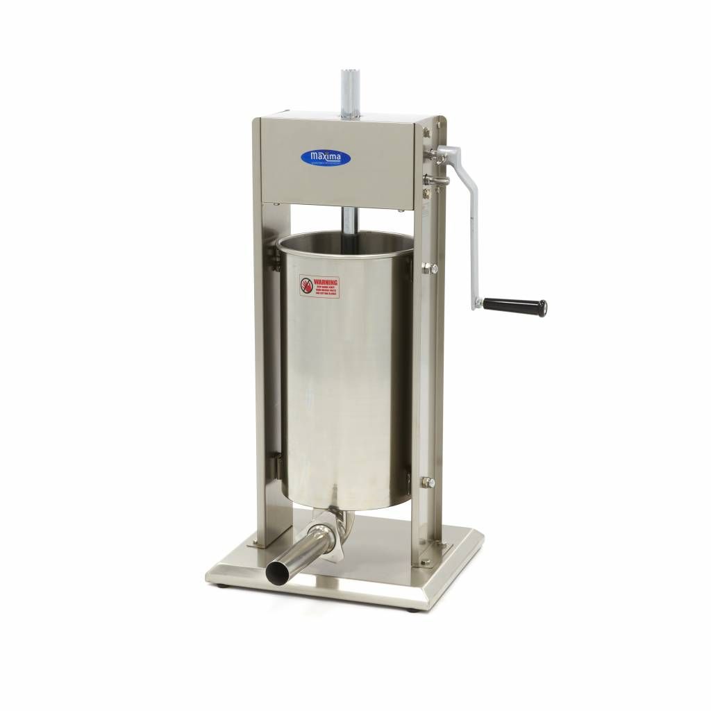 Poussoir à saucisses - 15 L - verticale - incl 4 tubes de remplissage – Maxima 09300465