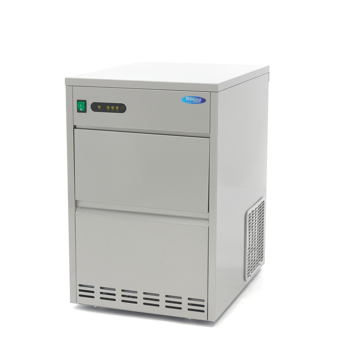 Machine à glaçons - 45 kg/jour - glaçons creux - refroidissement par eau – Maxima 09300127