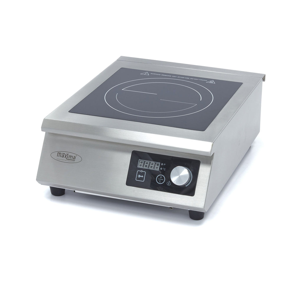 Plaque à induction - Ø26 cm - 5000W - 400V – Maxima 09371010