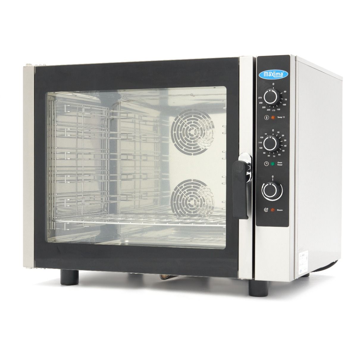 Four combiné - s'adapte à 6 plateaux (1/1 GN / 60 x 40 cm) - analogique - 400V – Maxima 08500206