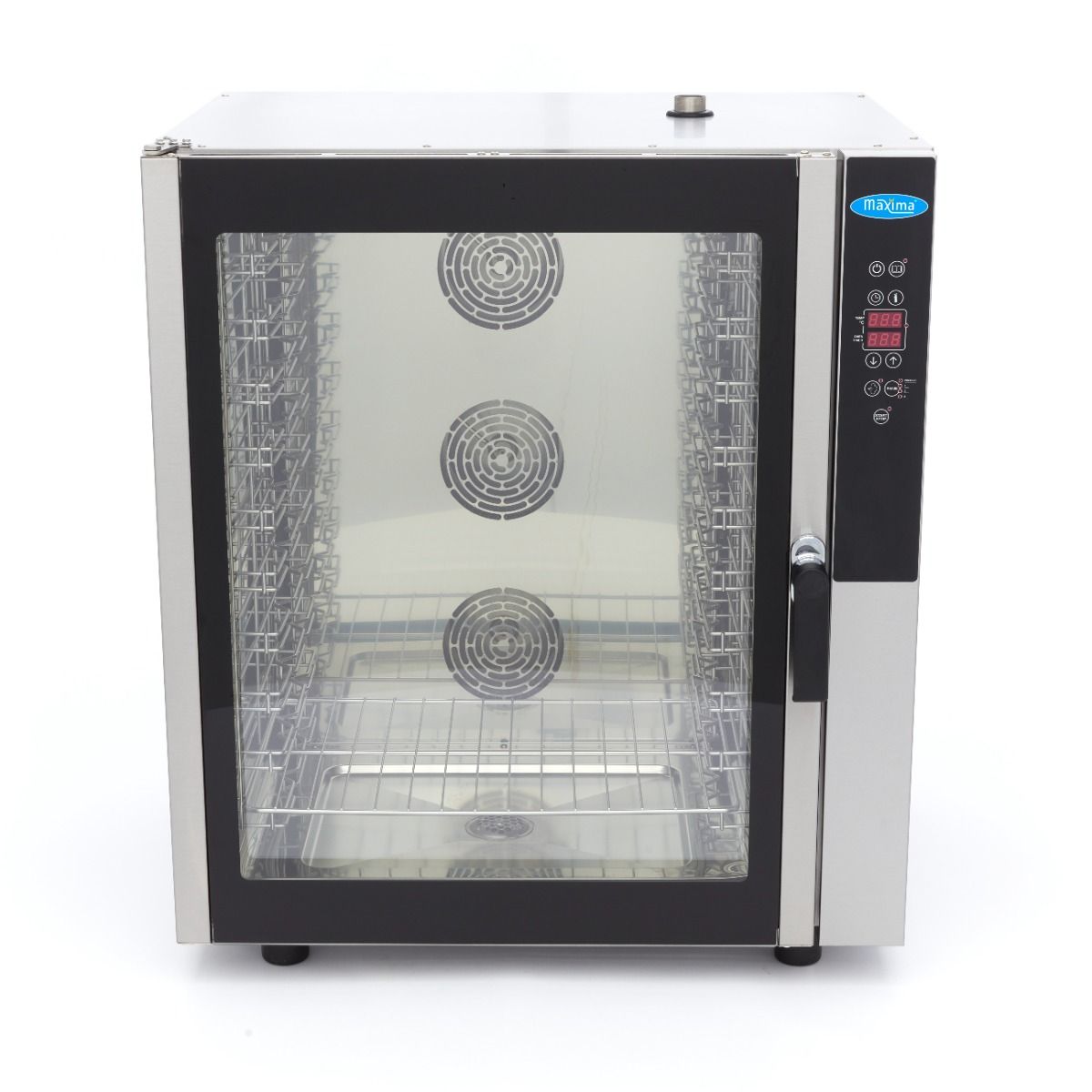 Four combiné - s'adapte à 10 plateaux (1/1 GN / 60 x 40 cm) - affichage numérique - 400V – Maxima 08500210