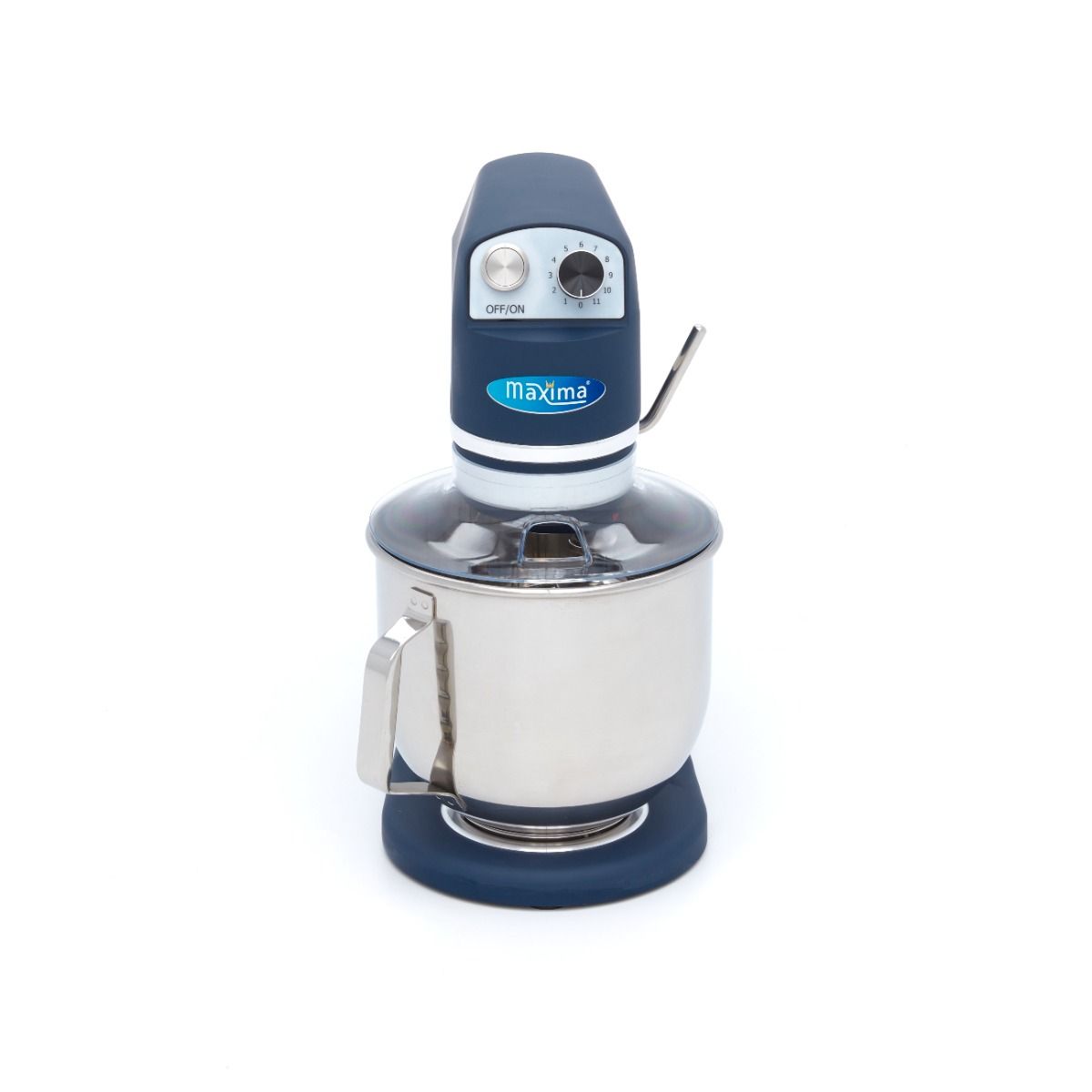 Mixer planétaire - 7 L - jusqu'à 2 kg de pâte - bleu acier mat – Maxima 09360775