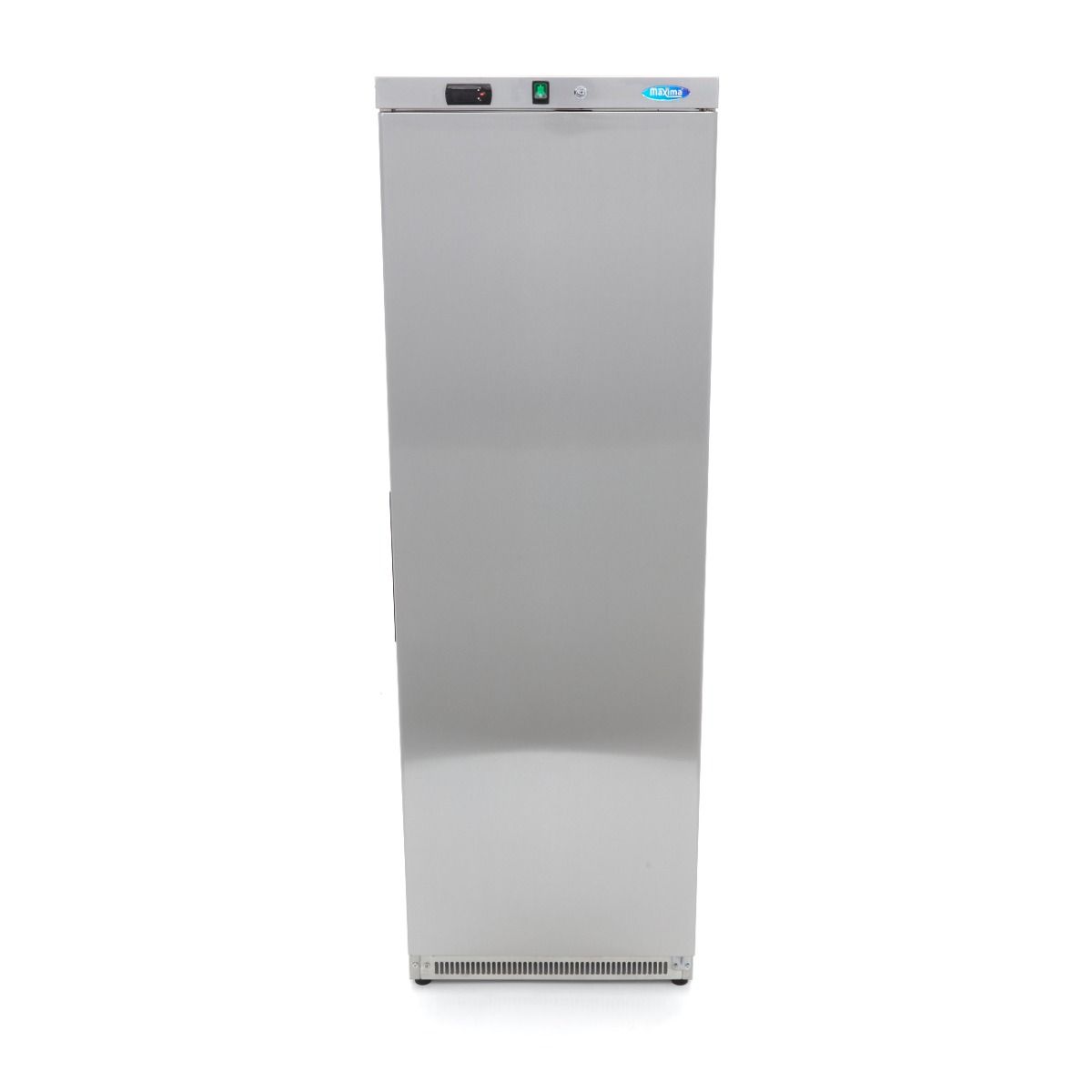 Réfrigérateur - 400 L - 4 étagères réglables - acier inoxydable – Maxima 09405016