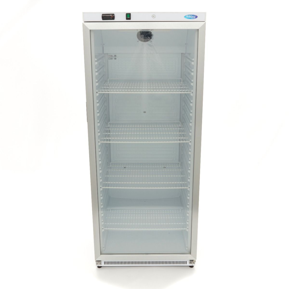 Réfrigérateur - 600 L - blanc - avec porte en verre – Maxima 09405030