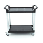 Chariot de service - 2 étagères en plastique - 103 x 50,5 cm – Maxima 09507004
