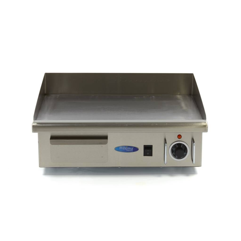 Plaque de gril - lisse - 55 cm - incl plateau d'égouttementl – Maxima 09300065