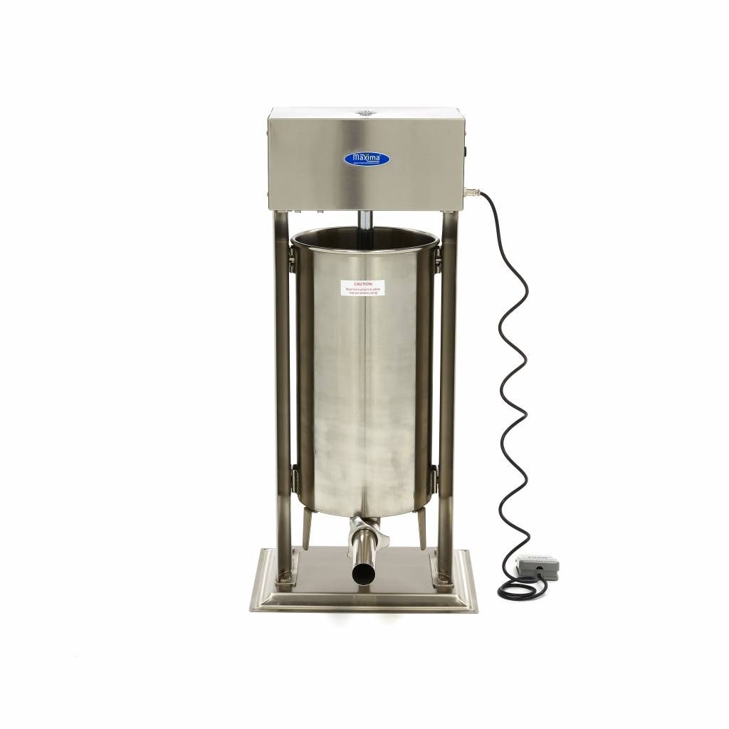 Poussoir à saucisses - 25 L - automatique - verticale - incl 4 tubes de remplissage – Maxima 09300459