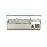 Réfrigérateur de préparation de comptoir - 95 cm - s'adapte à 3 x 1/3 GN – Maxima 09400317