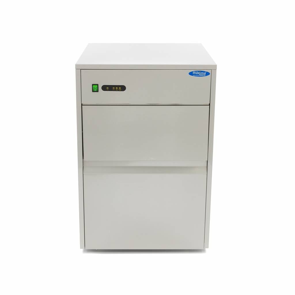 Machine à glaçons - 28 kg/jour - glaçons creux - refroidissement par air – Maxima 09300126