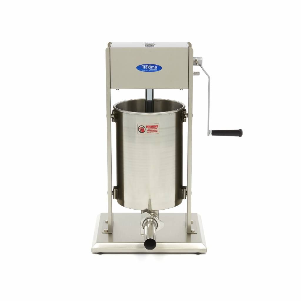 Poussoir à saucisses - 12 L - verticale -incl 4 tubes de remplissage – Maxima 09300464