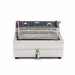 Friteuse - 20 L - 1 panier - avec robinet de vidange – Maxima 09365020