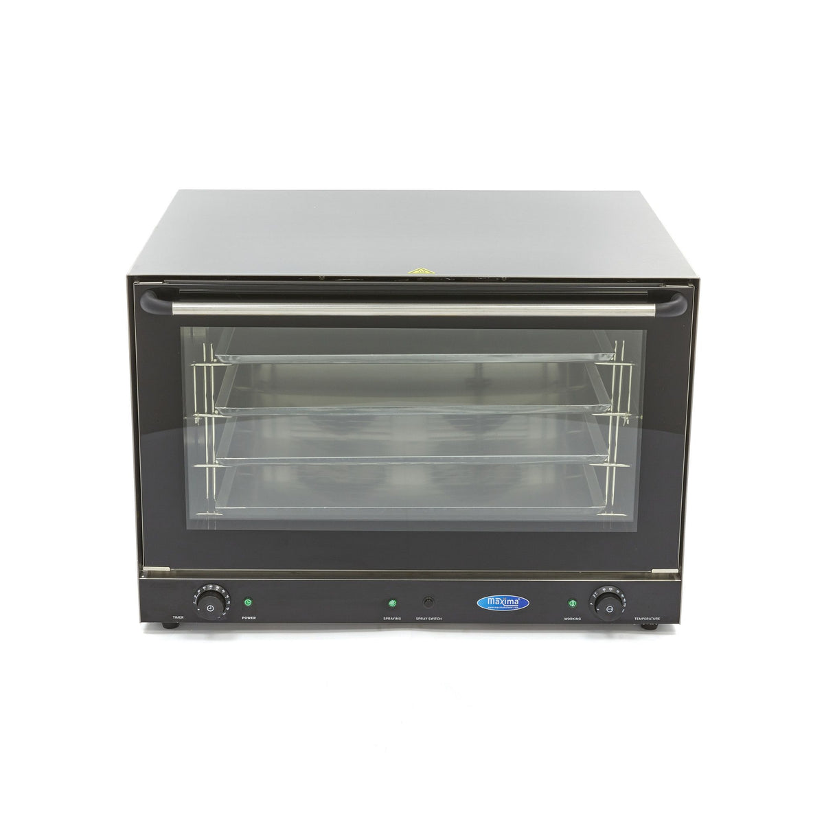 Four à convection - vapeur - 4 plateaux (60 x 40 cm) - minuterie intégrée – Maxima 09362250