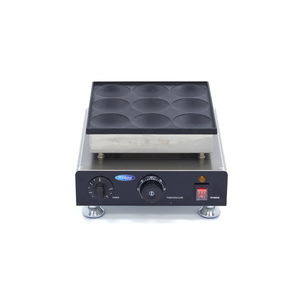Appareil à crêpes - 9 crêpes - Ø8 cm chacune – Maxima 09374125