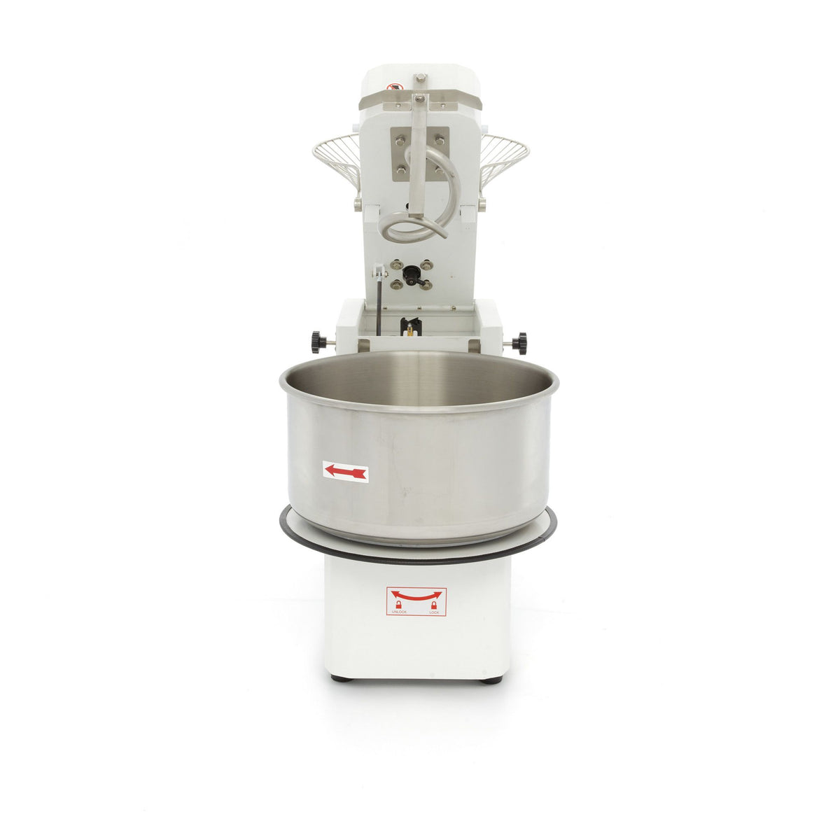 Pétrin à spirale / pétrin à pâte - 50 L - 30 kg de pâte - 2 vitesses - bol amovible - 400V – Maxima 09361908
