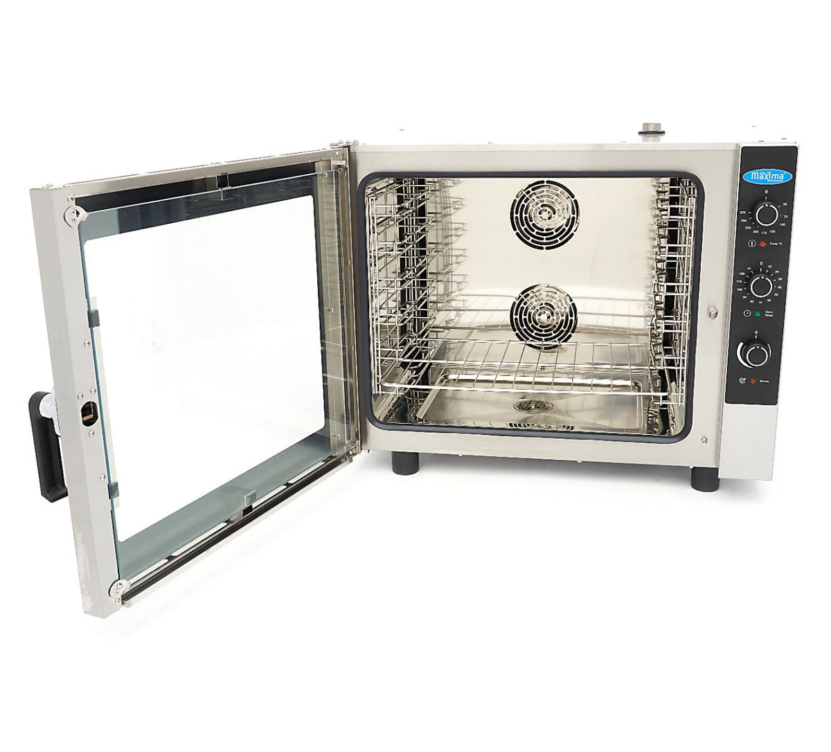 Four combiné - s'adapte à 6 plateaux (1/1 GN / 60 x 40 cm) - analogique - 400V – Maxima 08500206