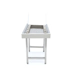 Table à rouleaux droits en acier inoxydable - pour convoyeur à paniers lave-vaisselle – Maxima 09240121