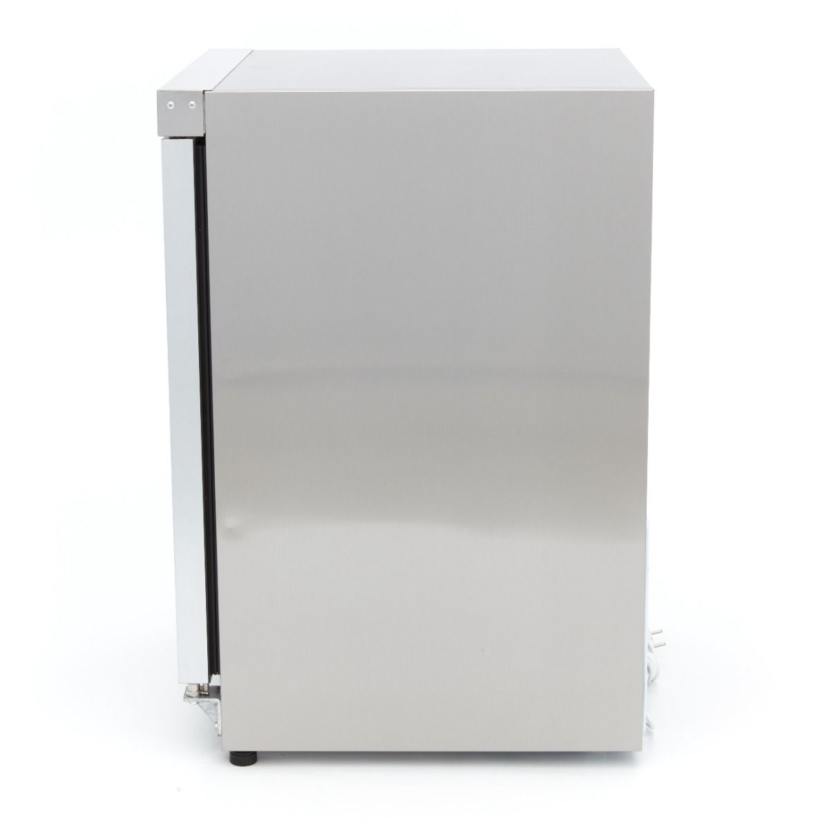 Réfrigérateur - 200 L - acier inoxydable - avec porte en verre – Maxima 09405010