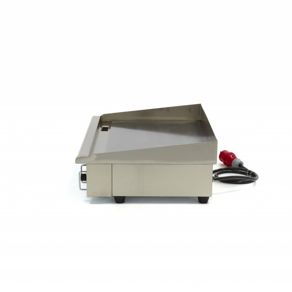 Plaque de gril - lisse - 73 cm - incl plateau d'égouttement - 400V – Maxima 09300075