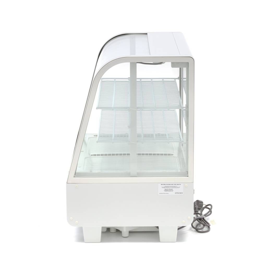 Vitrine à gâteaux - 100 L - 68 cm - blanc – Maxima 09400836
