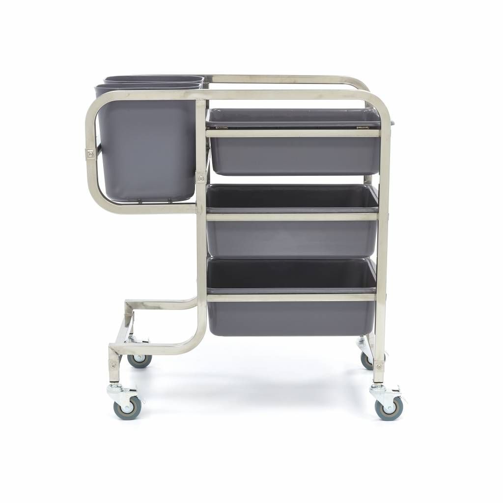 Chariot de nettoyage - 5 bacs inclus – Maxima 09300544