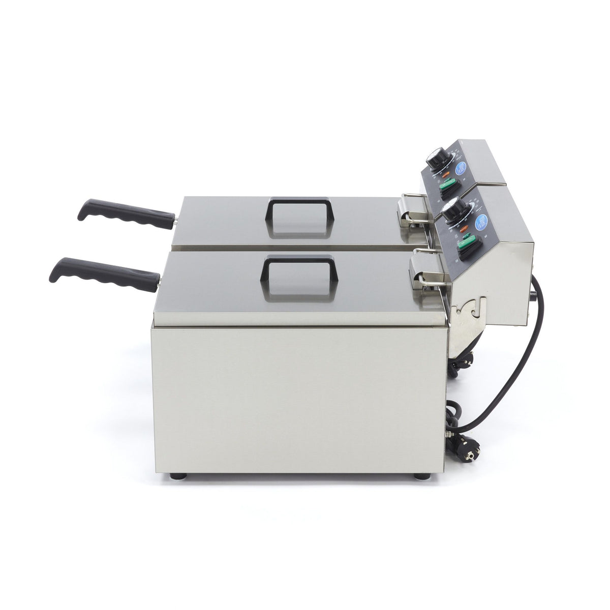 Friteuse - 2 x 11 L - 2 paniers - jusqu'à 2,8 kg de frites – Maxima 09365227