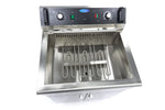 Friteuse - 30 L - 1 panier - avec robinet de vidange et support – Maxima 09365232