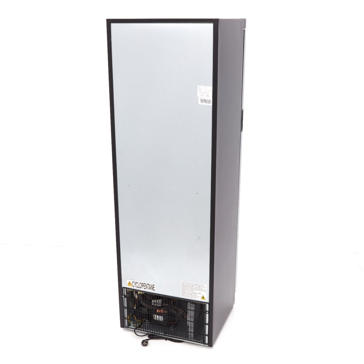 Congélateur - 400 L - noir - avec porte en verre – Maxima 09405021