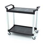 Chariot de service - 2 étagères en plastique - 103 x 50,5 cm – Maxima 09507004