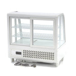 Vitrine à gâteaux - 100 L - 68 cm - blanc – Maxima 09400836
